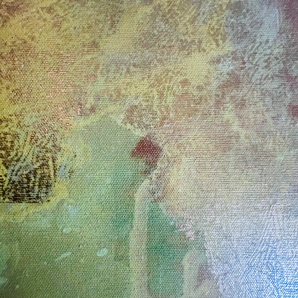 Vintage Signed Agnes Saint Leger Canvas Painting Framed - Picture 16 of 16